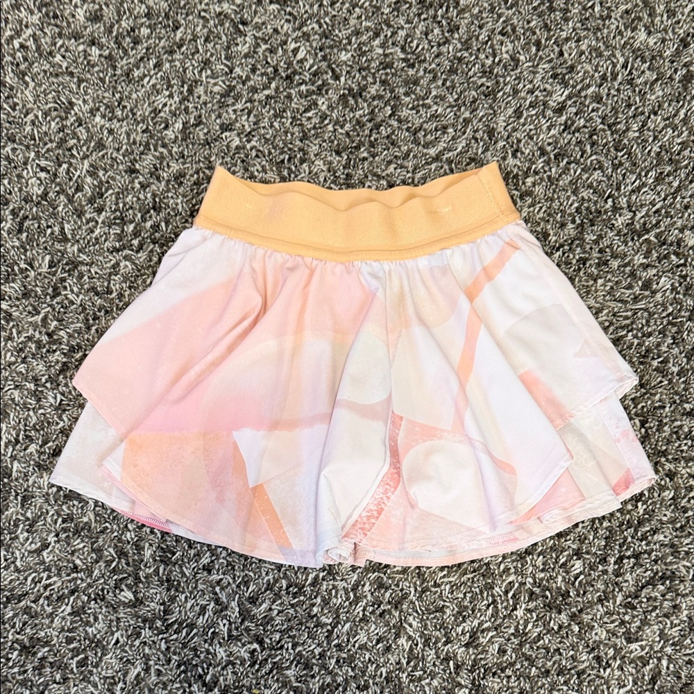 lululemon athletica Peach & Light Pink Layered Skater Skirt
